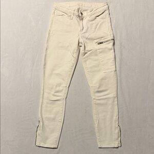 Helmut Lang Cream Women Jeans